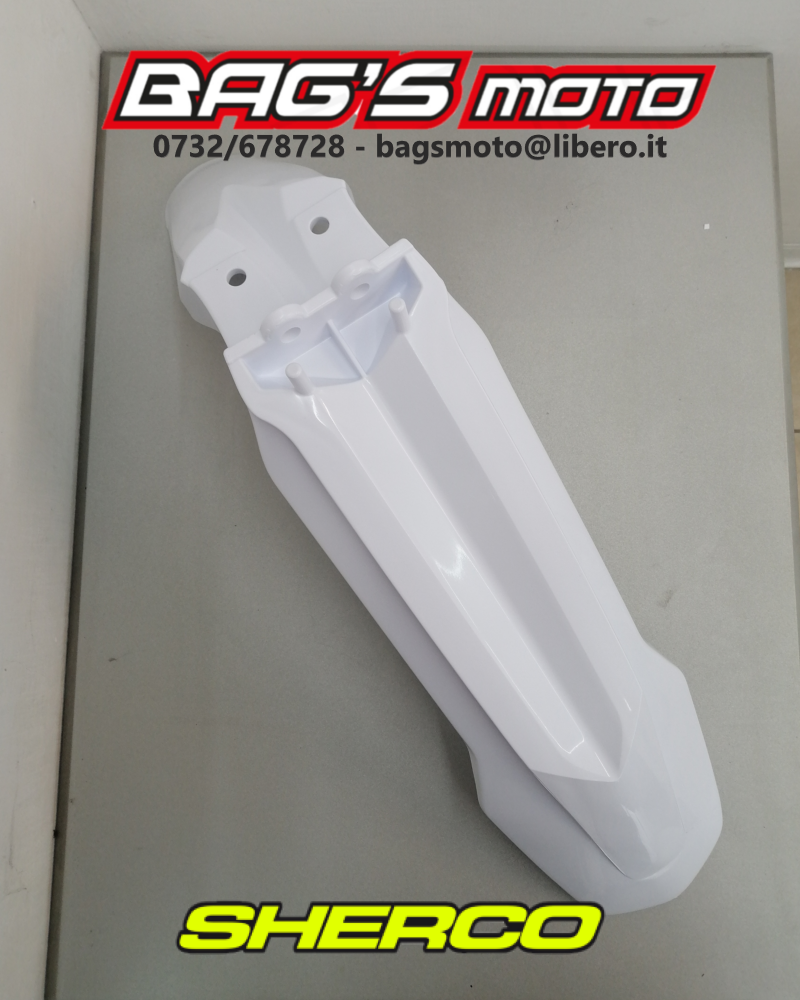 PARAFANGO ANTERIORE TRIAL UNIVERSALE BIANCO - E Team Lacroce - Foto 10